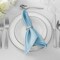 Lann's Linens Set of 144 Cloth Dinner Napkins, 17-inch Polyester Napkins, Washable and Reusable Fabric for Weddings, Hotels, Restaurants